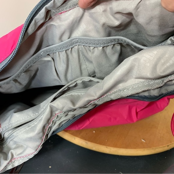 Puma Retro Sport Nylon Crossbody Hot Pink Shoulder Bag Ajustable Strap Tote Y2K - Picture 14 of 15